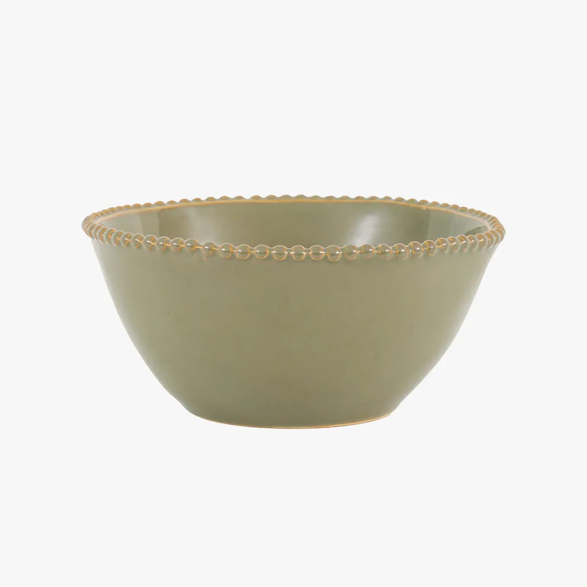 Farmhouse Beaded Bowl Set of 4 - Olive product