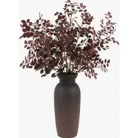 Faux Burgundy Eucalyptus in Vase by Perch & Parrow, image 2