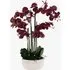 Faux Real Touch Orchid in Ceramic Ridged Pot - Plum by Perch & Parrow, image 3