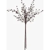 Faux Rustic Berry Stem Set of 5 - Brown by Perch & Parrow, alternate view
