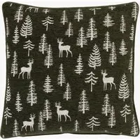 Festive Christmas Trees Cushion - Green by Perch & Parrow, image 2
