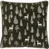 Festive Christmas Trees Cushion - Green by Perch & Parrow, image 3