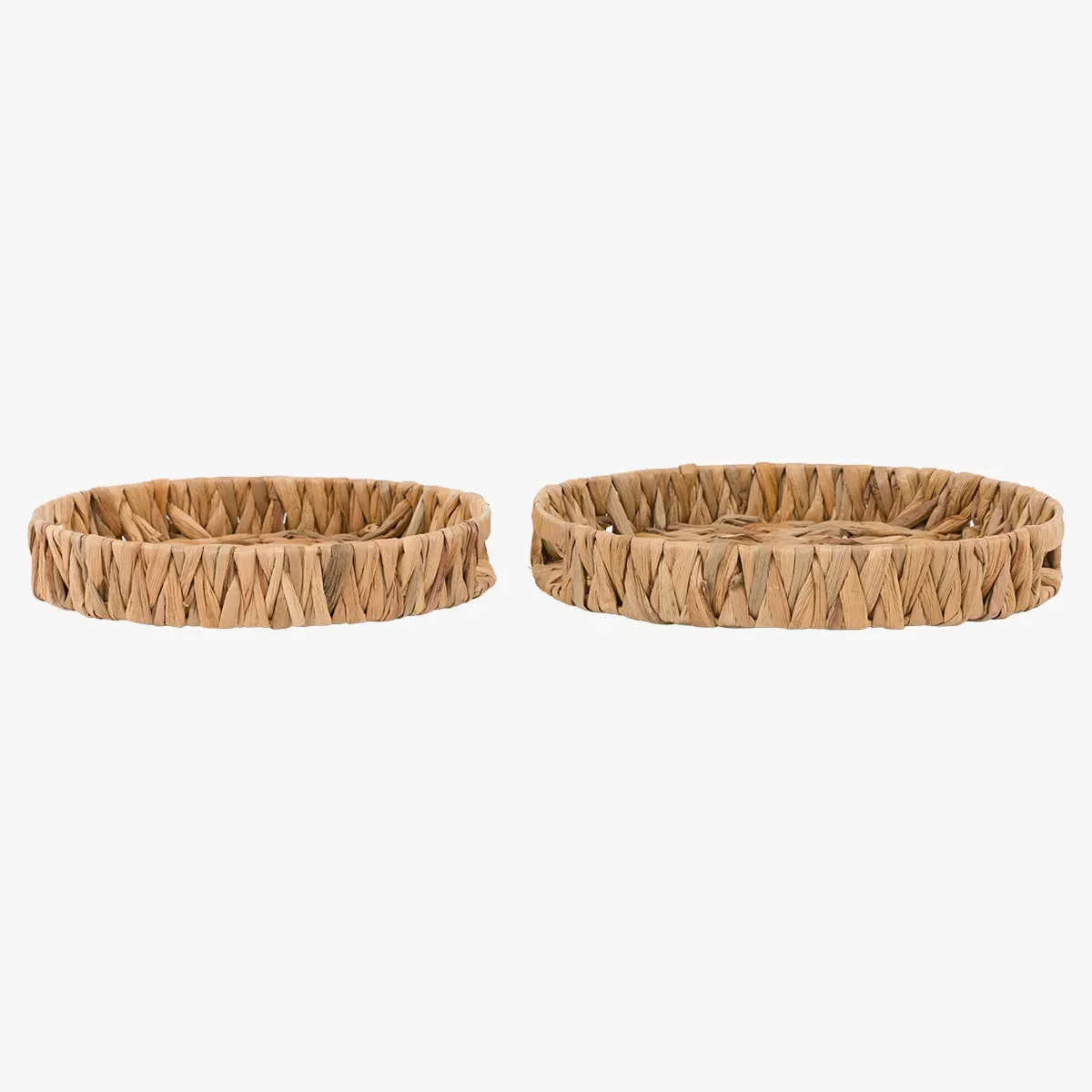 Feyre Woven Round Tray - Natural, Set of 2 product