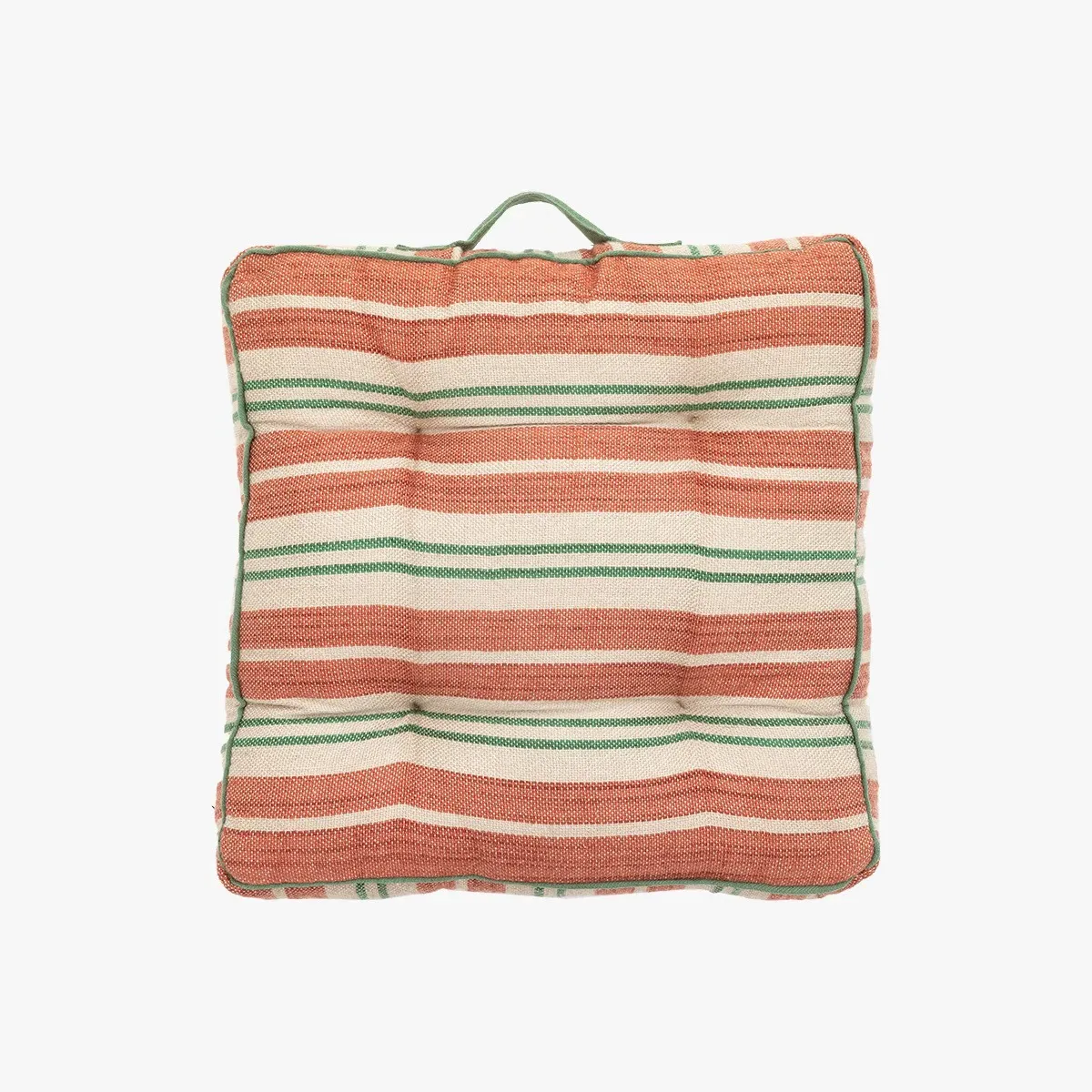 Fiesta Stripe Woven Floor Cushion - Apricot product