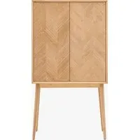 Finn Cocktail Cabinet - Beige, Oak alternate view