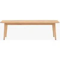 Finn Dining Bench - Beige, Oak alternate view