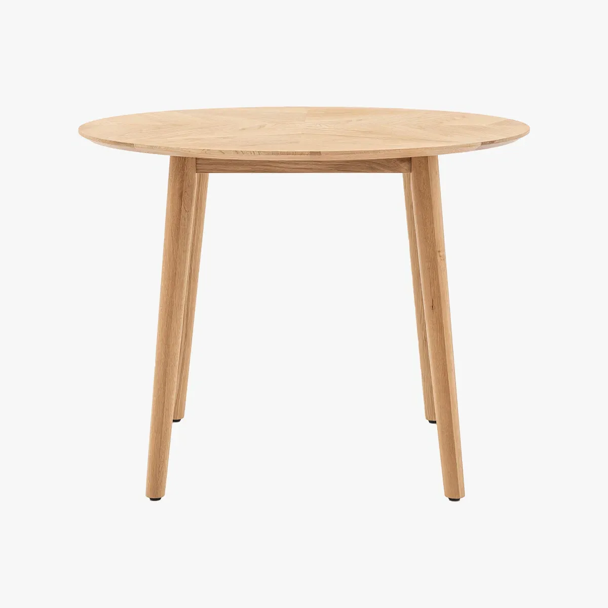 Finn Round Dining Table - Beige, Oak product