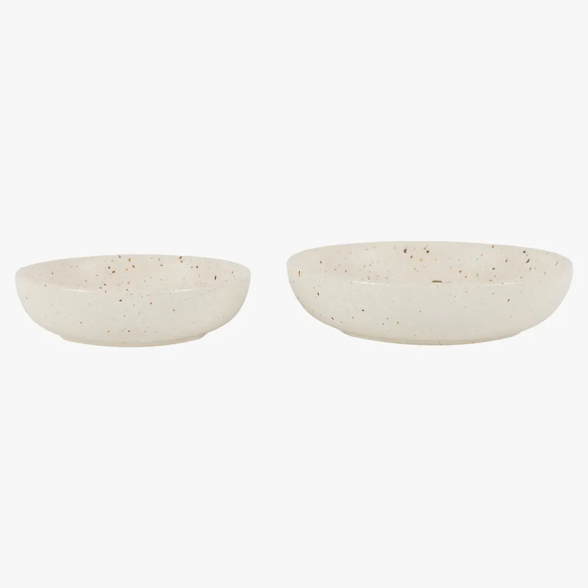 Fleck Floral Etched Trinket Dishes, Set of 2 - Natural by Perch & Parrow