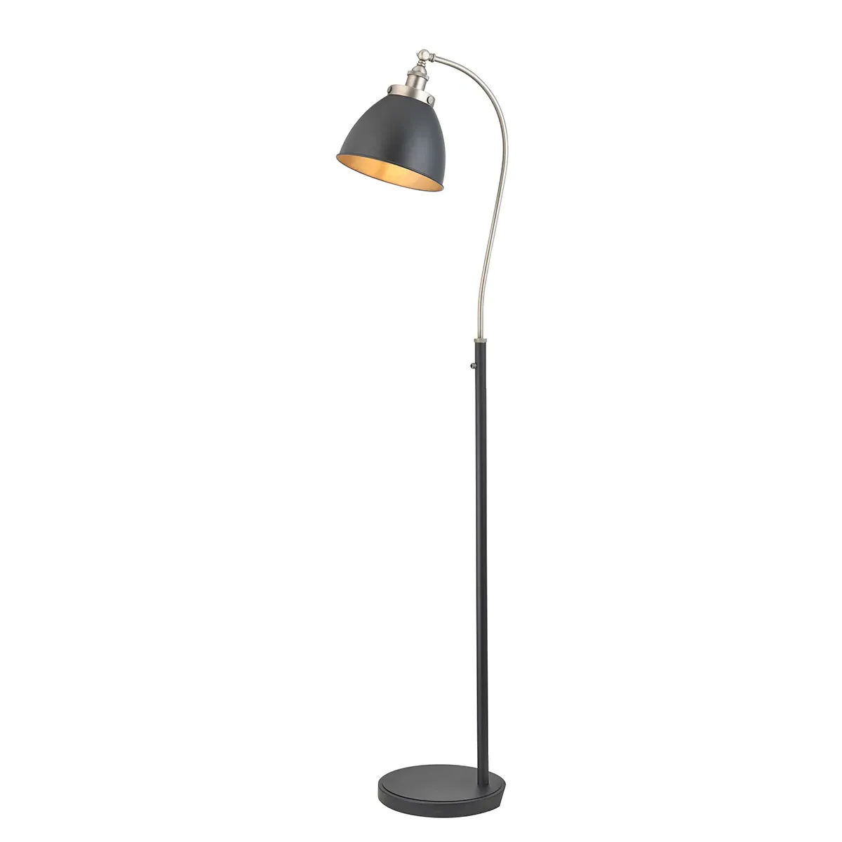 Fletcher Floor Lamp - Aged Pewter, Matt Black product