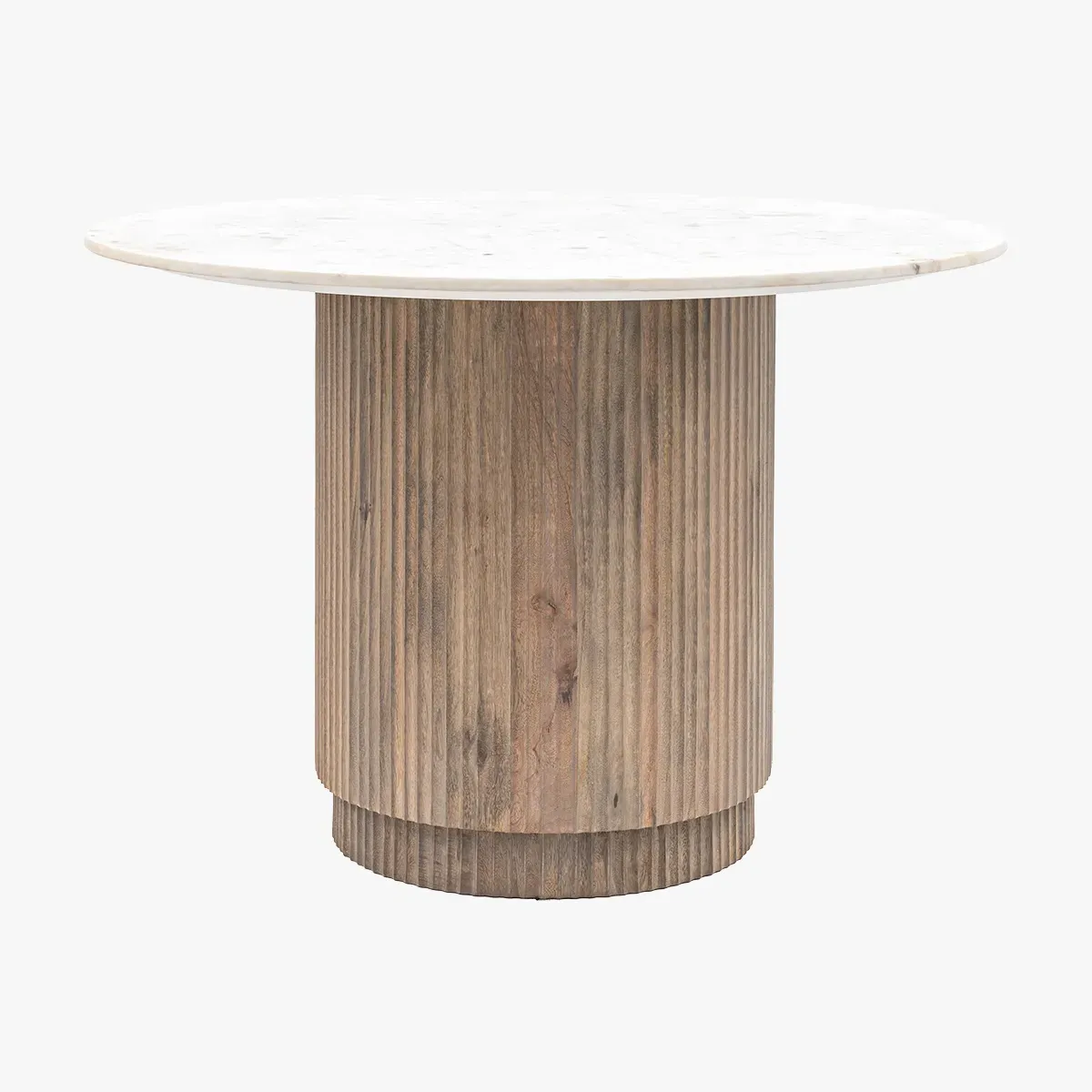 Flute Round Dining Table - Mango Wood product