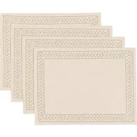 Folia Trailing Leaf Placemats - Natural, Set of 2 alternate view