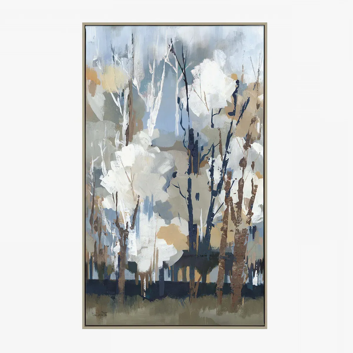 Framed Canvas Wall Art - Forest Scene product