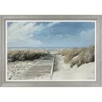 Framed Canvas Wall Art - Ocean Path alternate view
