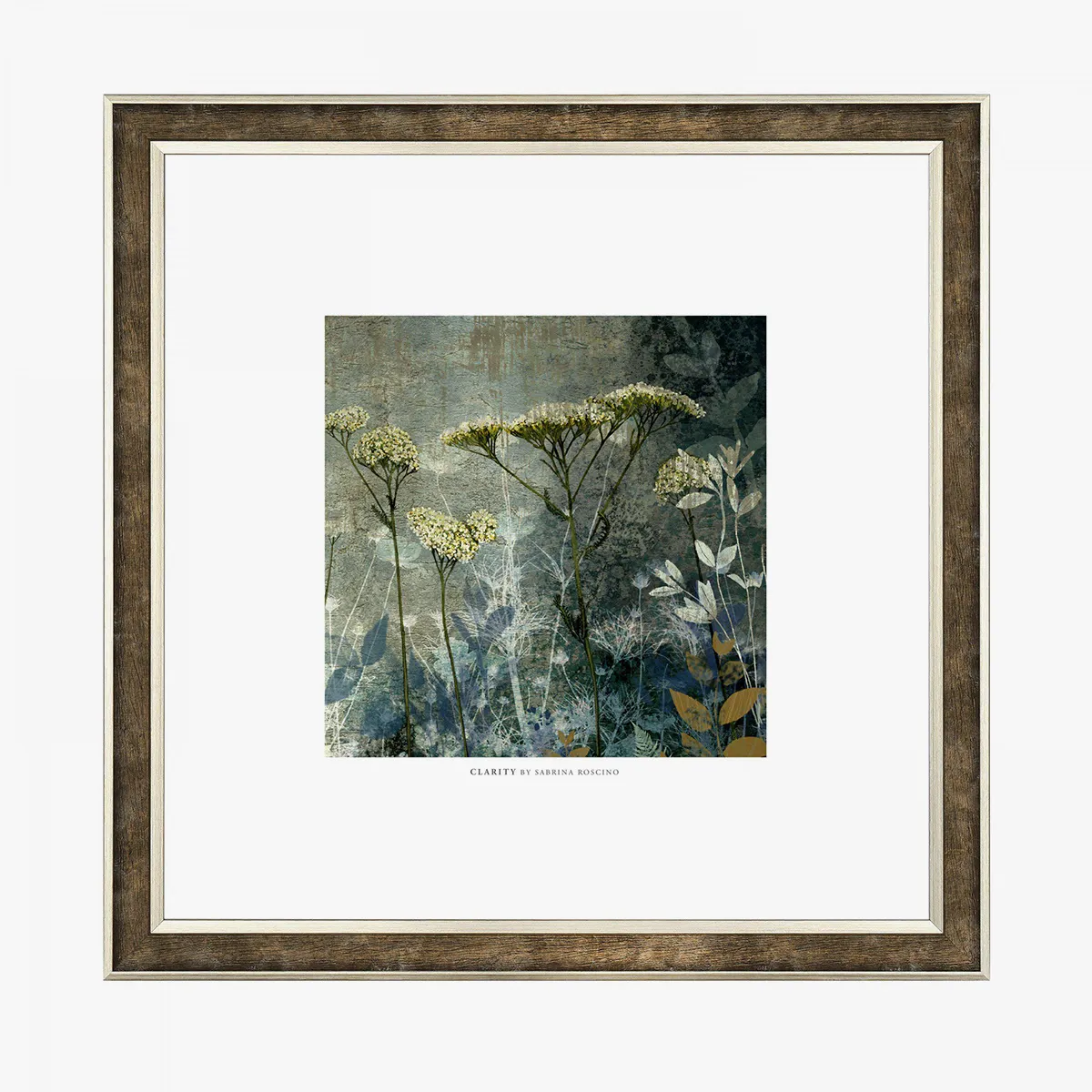 Framed Wall Art - Meadow Scene, Blue Green product