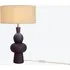Freyja Ceramic Table Lamp - Black by Perch & Parrow, image 3