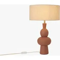 Freyja Ceramic Table Lamp - Brown by Perch & Parrow, image 2
