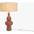 Freyja Ceramic Table Lamp - Brown by Perch & Parrow, image 3