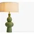 Freyja Ceramic Table Lamp - Green by Perch & Parrow, image 3
