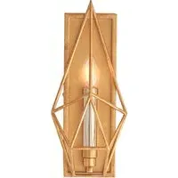 Geometric Wall Light - Gold, Metal alternate view