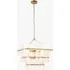 Getrude 10-Light Pendant Light - Clear Glass, Brushed Aged Brass by Perch & Parrow, image 3
