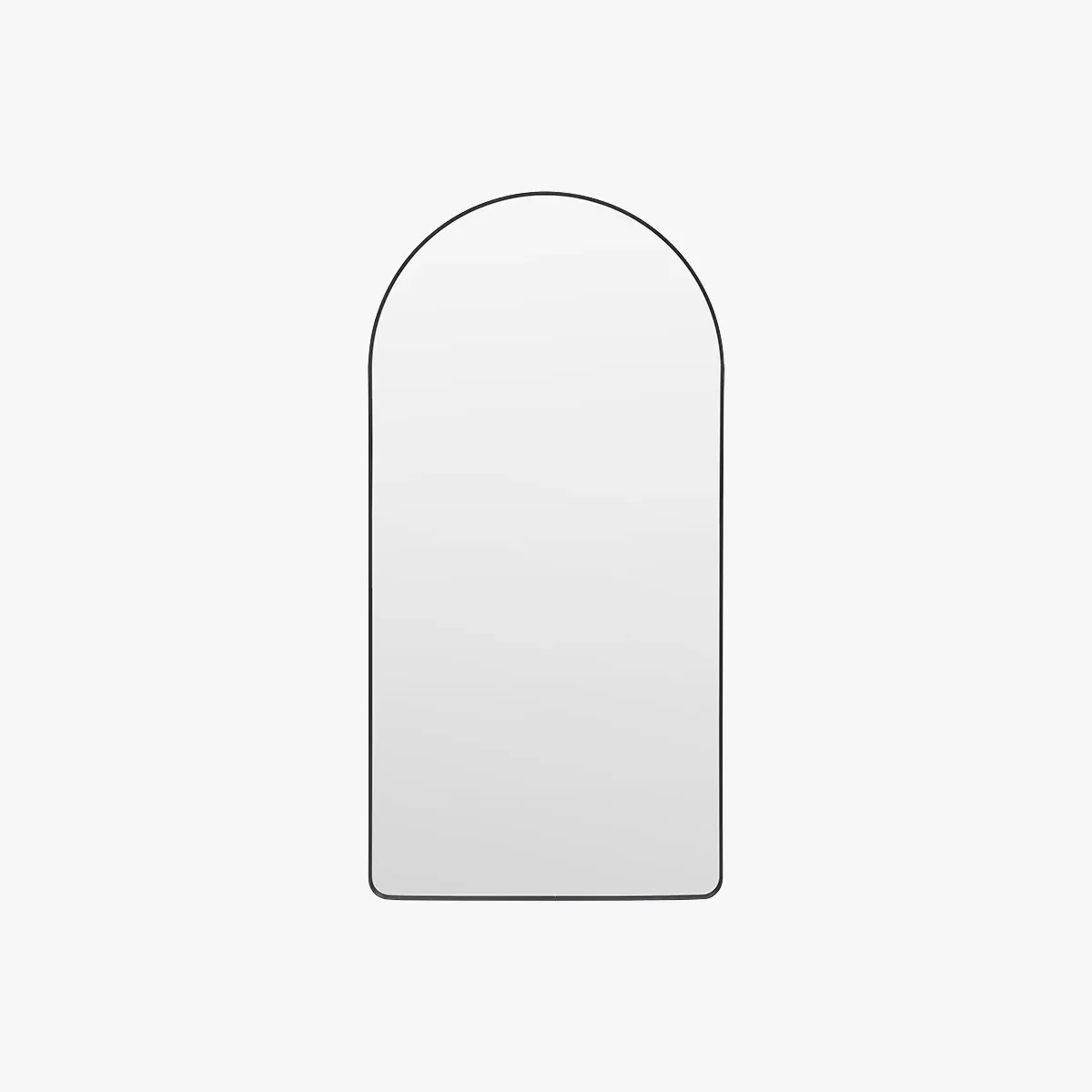 Glimpse Arch Leaner Mirror - Black by Perch & Parrow