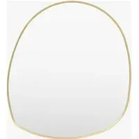 Glimpse Pebble Large Mirror - Gold alternate view