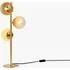 Globe Table Lamp - Brass, Green Ombre Glass by Perch & Parrow, image 3