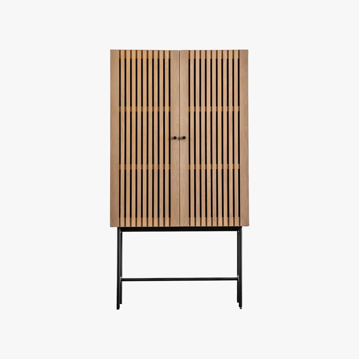 Groover Drinks Cabinet - Brown, Oak product