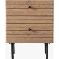 Groover Side Table - Brown, Oak alternate view