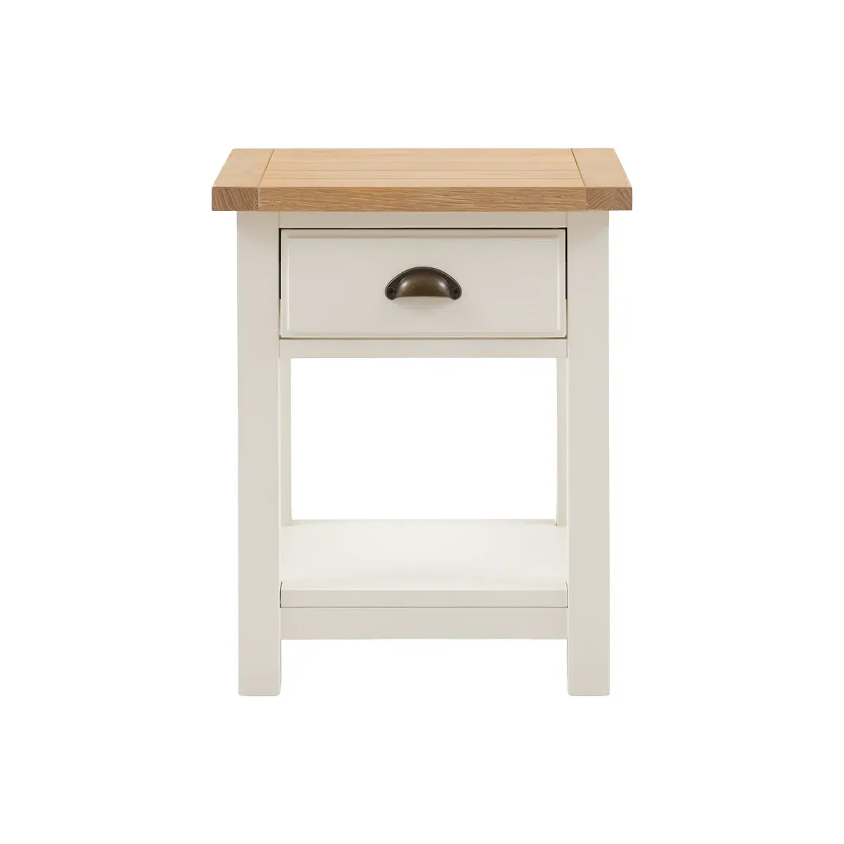 Harvest 1 Drawer Bedside Table - White product