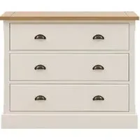 Harvest 3 Drawer Chest - White alternate view