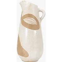 Henri Jug - White & Brown, Ceramic alternate view