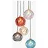 Ilaria 5-Light Cluster Pendant Ceiling Light - Red, Glass by Perch & Parrow, image 3