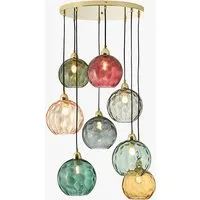 Ilaria 8 Light Cluster Pendant Ceiling Light - Green by Perch & Parrow, image 2
