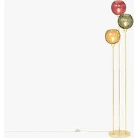 Ilaria Floor Lamp - Green, Red, Brass by Perch & Parrow, alternate view