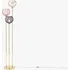 Ilaria Floor Lamp - Pink, Brass by Perch & Parrow, image 3