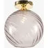 Ilaria Flush Ceiling Light - Pink, Glass by Perch & Parrow, image 3