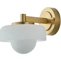 Ingrid Wall Light - Brass, Glass alternate view