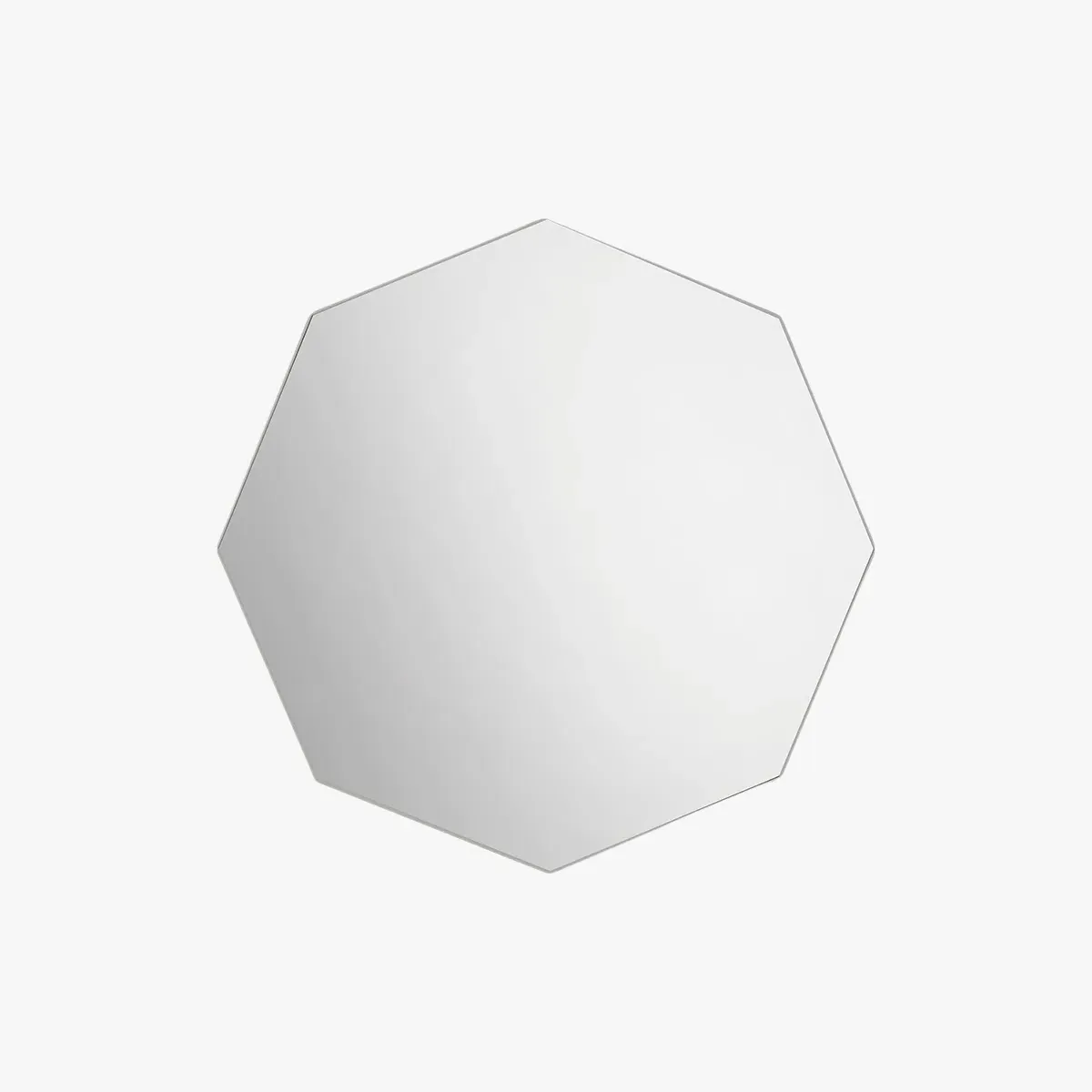 Jameson Octagon Wall Mirror - Silver, Metal product