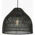 Java Small Lamp Shade - Black Rattan by Perch & Parrow, image 3