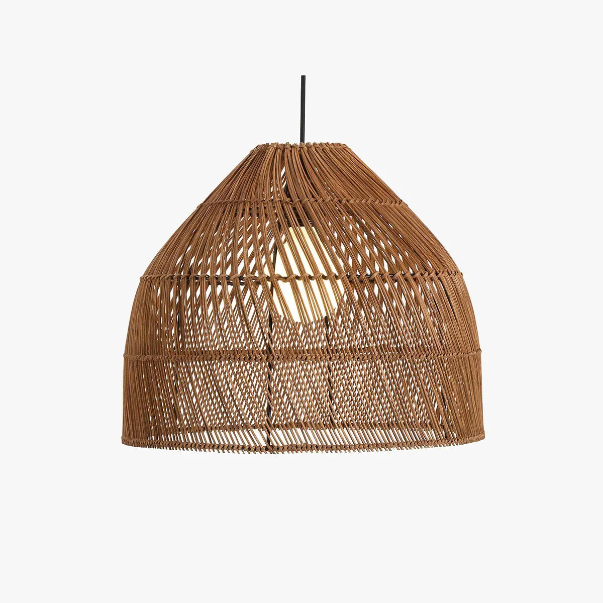 Java Small Lamp Shade - Dark Rattan by Perch & Parrow