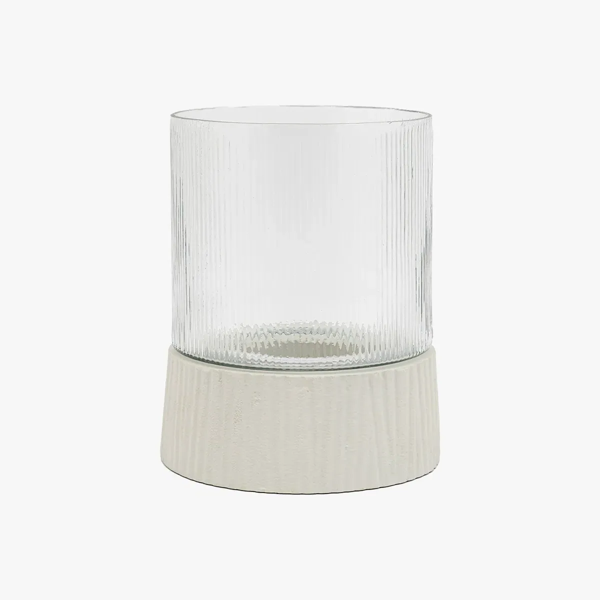 Kaia Large Hurricane Lantern - Parchment product