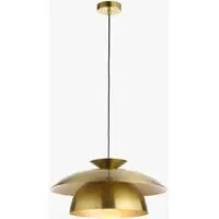 Kalkan Pendant Light - Satin Brass by Perch & Parrow, alternate view