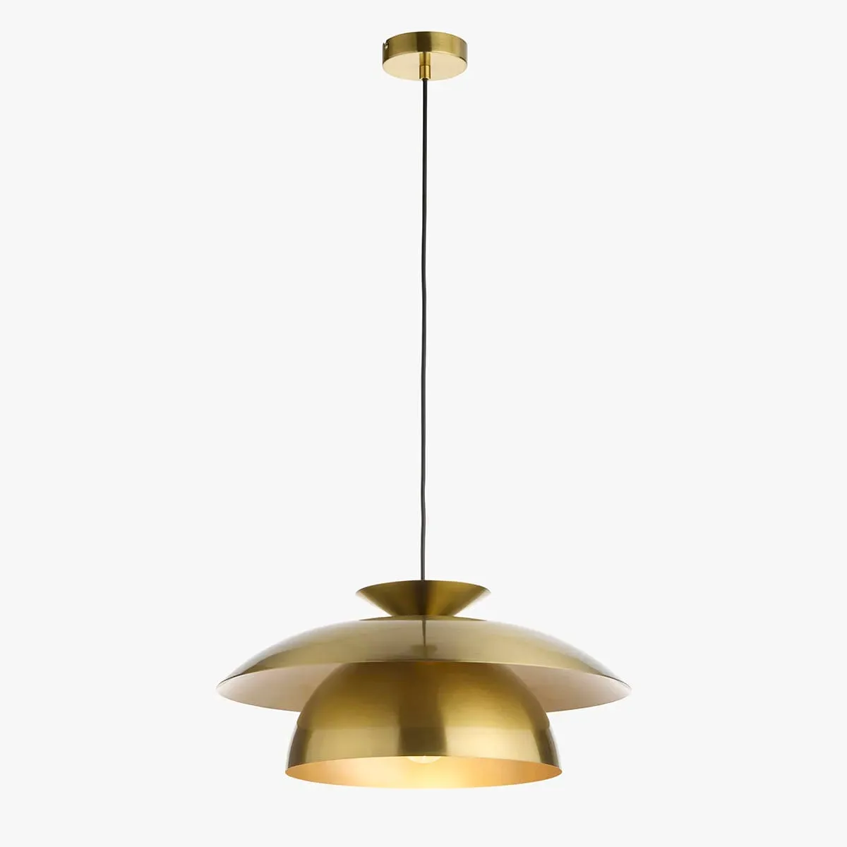 Kalkan Pendant Light - Satin Brass by Perch & Parrow