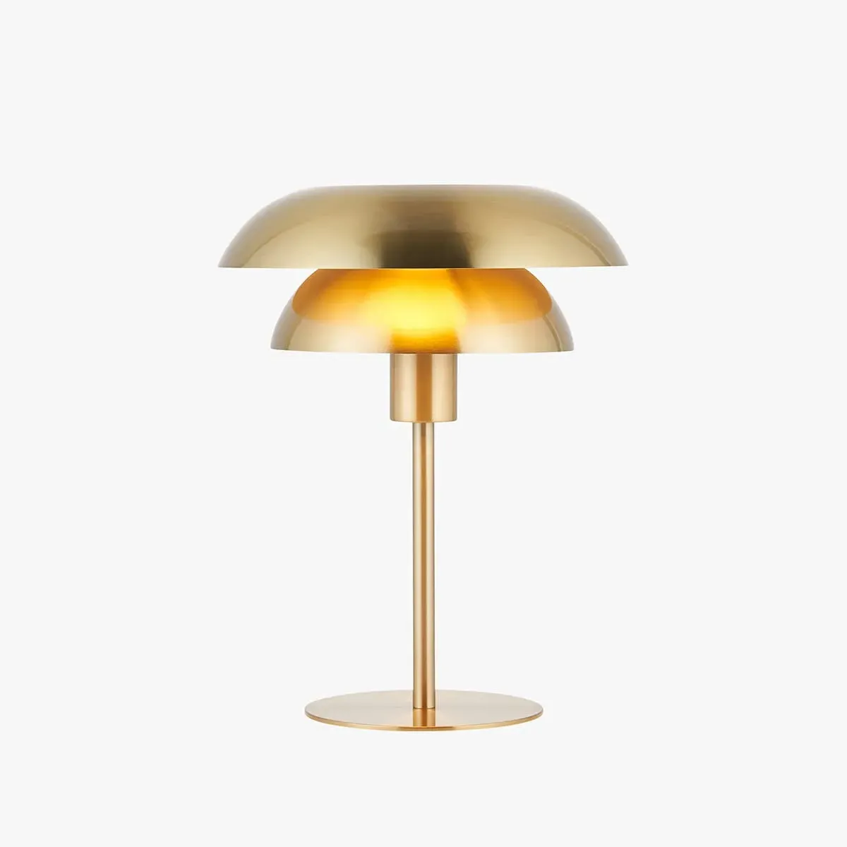 Kalkan Table Lamp - Satin Brass by Perch & Parrow