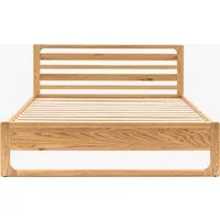 King Size Bed Frame - Natural, Oak Wood alternate view