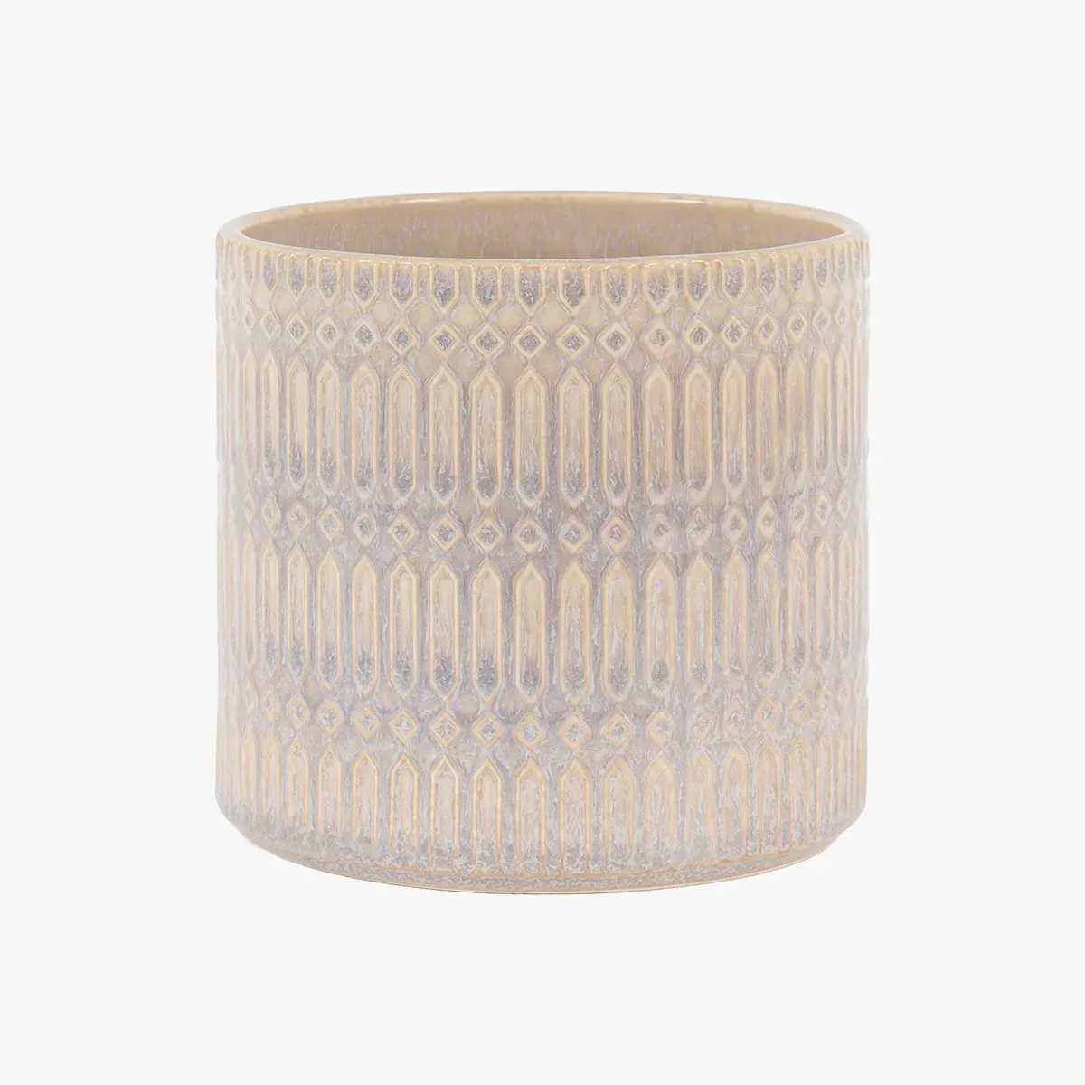 Kora Embossed Planter - Taupe product