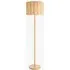 Kulkin Floor Lamp - Oak Stained Wood, Natural Fabric by Perch & Parrow, image 3