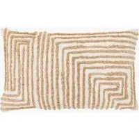 Labyrinth Filled Cushion - Tufted Geometric alternate view