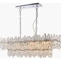 Large Glass Pendant Light - Metallic alternate view